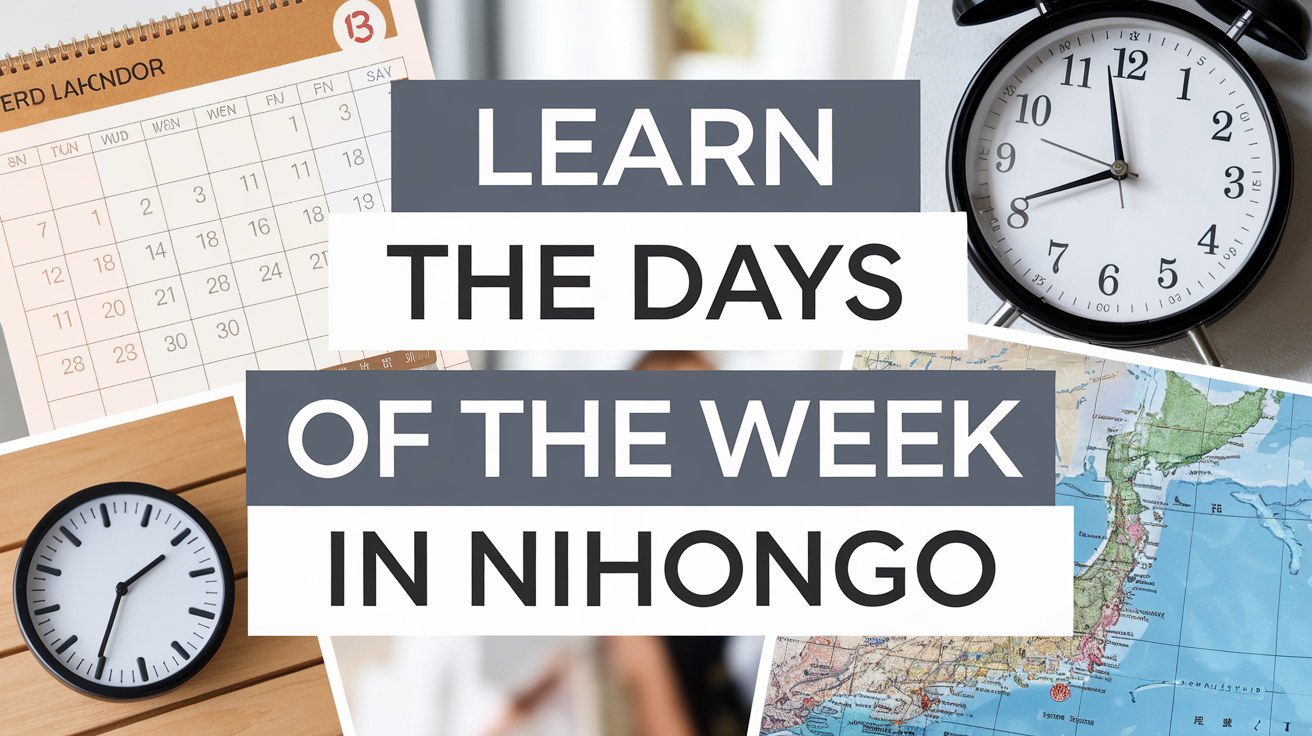 Days of the Week in Nihongo: Learn Them the Easy Way