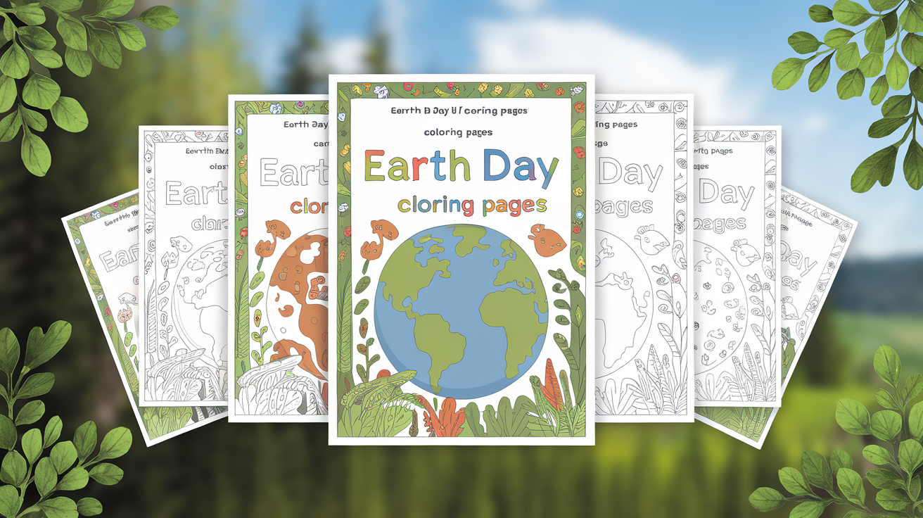 Earth Day Coloring Pages: Fun, Free, and Creative Activities for Kids and Families